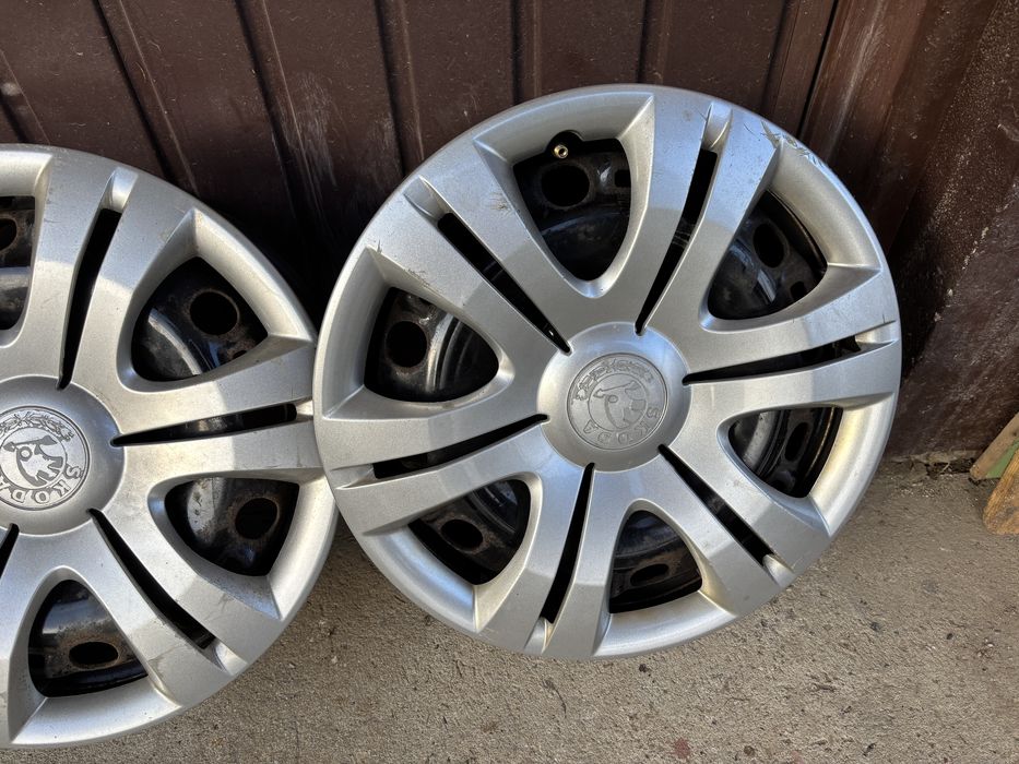 Felgi stalowe+ kołpaki do skody