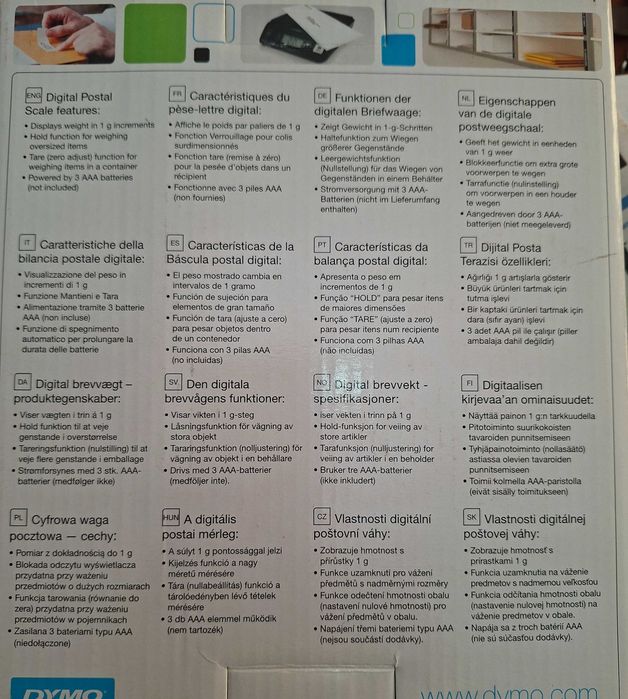 Balança Digital Dymo 2Kg