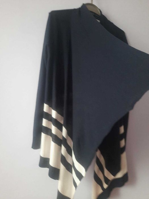 Kardigan, asymetryczny, rozmiar L