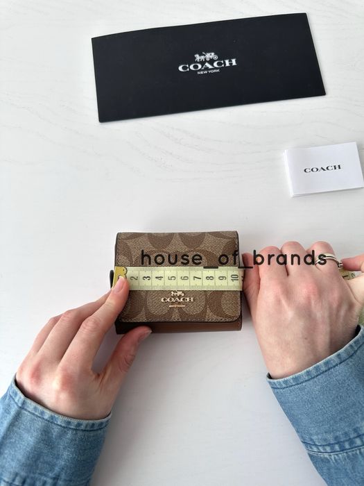 COACH Small Trifold wallet Жіночий гаманець оригінал женский кошелек