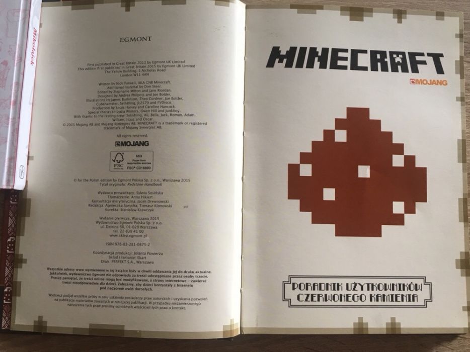 Minecraft Nowa Książka