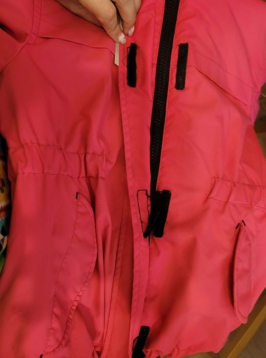 98 см Lassie by Reima малинова курточка для дівчинки,комбінезон Crivit