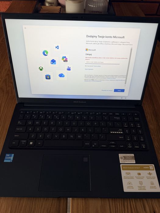 LAPTOP Asus VivoBook 15 X1504Z i3-1215U 8GB 512GB SSD Win11 Gwarancja