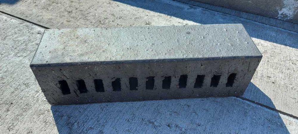 Cegła klinkierowa klinkier szary Tytan połówka (1/2)