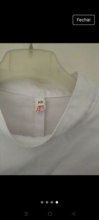 Bata branca, pouco usada, muito bom estado, como nova