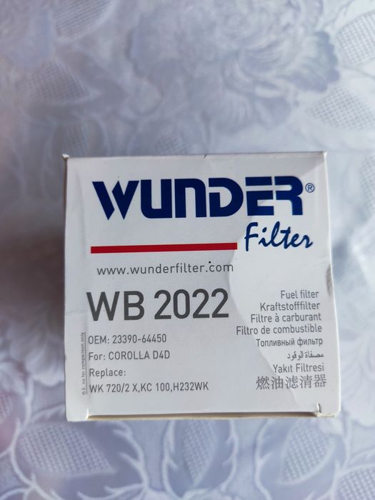 Паливний фільтр WUNDER WB-2022 для Toyota
