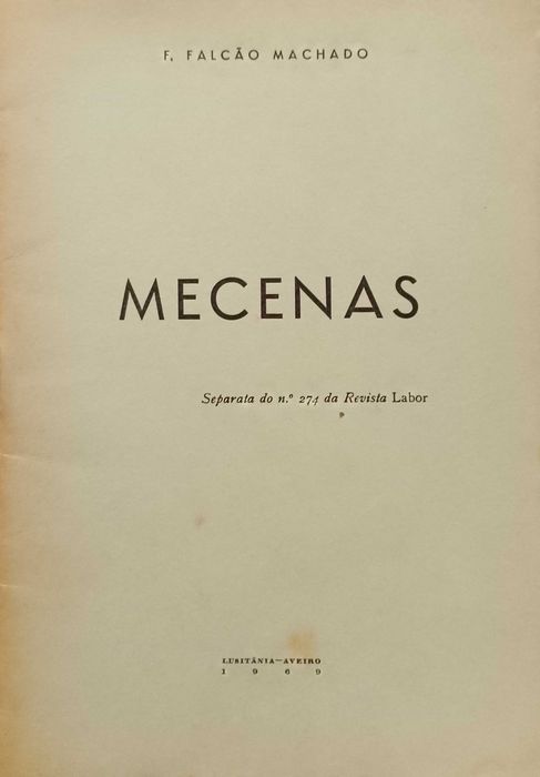 Mecenas 1969 F. Falcão Machado