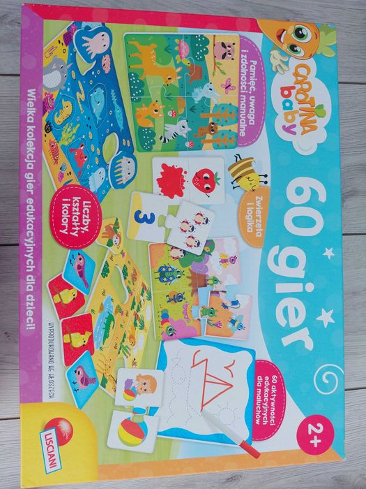 Gry - 60 gier dla 2+ Carotina Baby