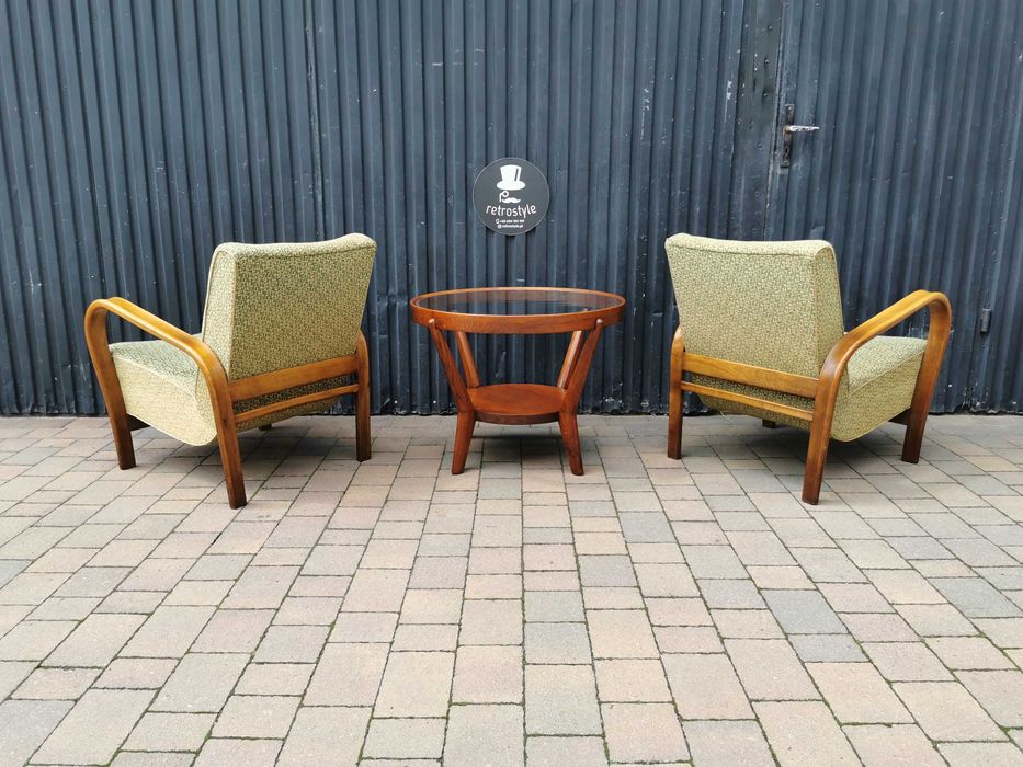 Zestaw ART DECO Kropáček & Koželka, Czechosłowacja '40-'60, Retro, PRL