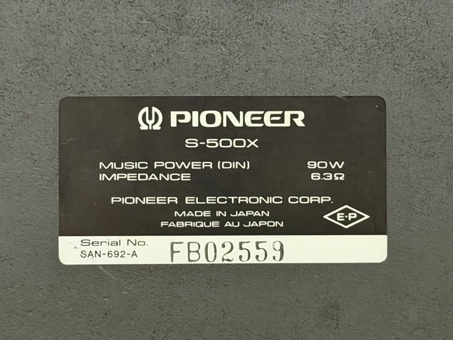 Kolumny podstawkowe Pioneer S-500X monitory, Audio Room