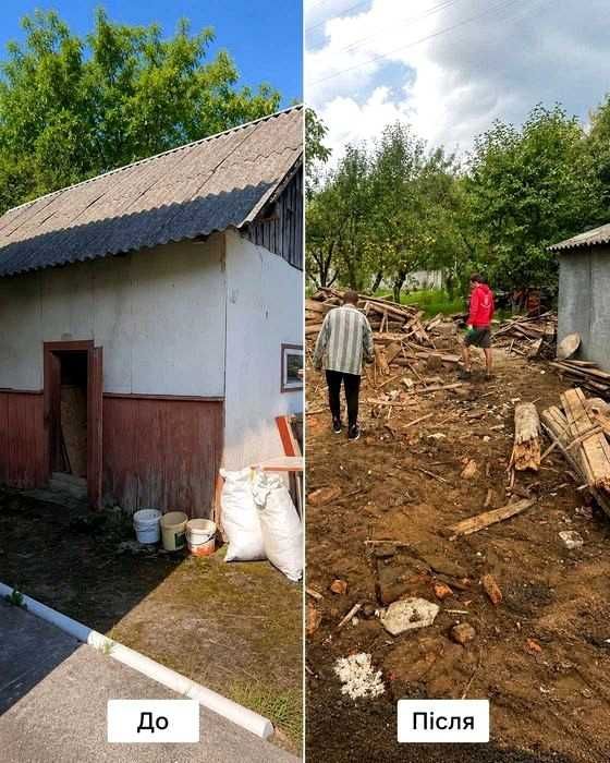 Розбір старих будинків у Моршині