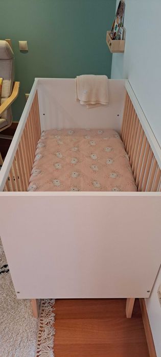 Berço Zy Baby 3 em 1 e colchão