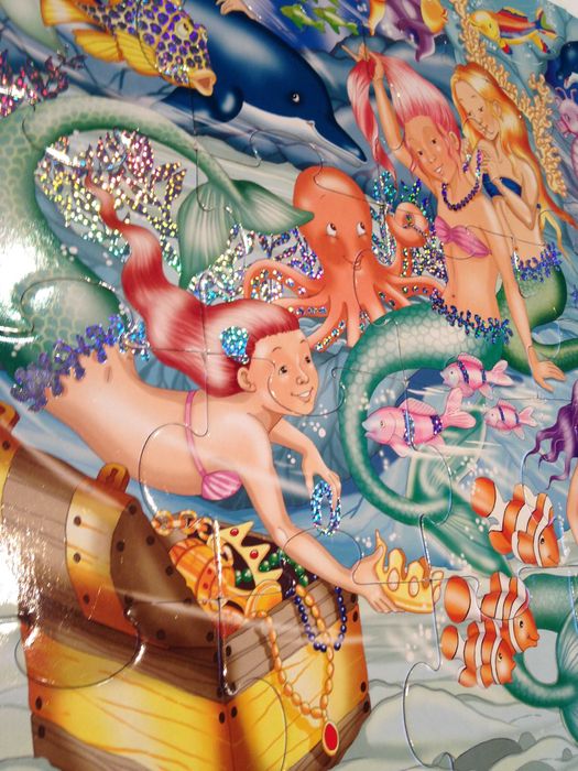 Puzzle sereias de 30 peças