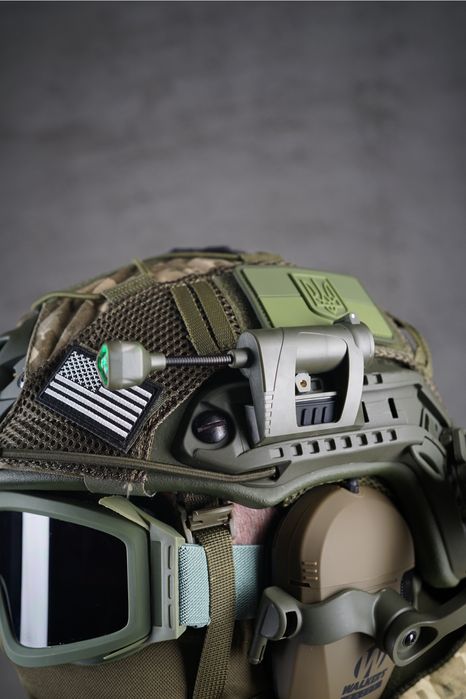 Тактичний комплект ФРАНЦІЯ Шолом + кавер + кріплення + навушники