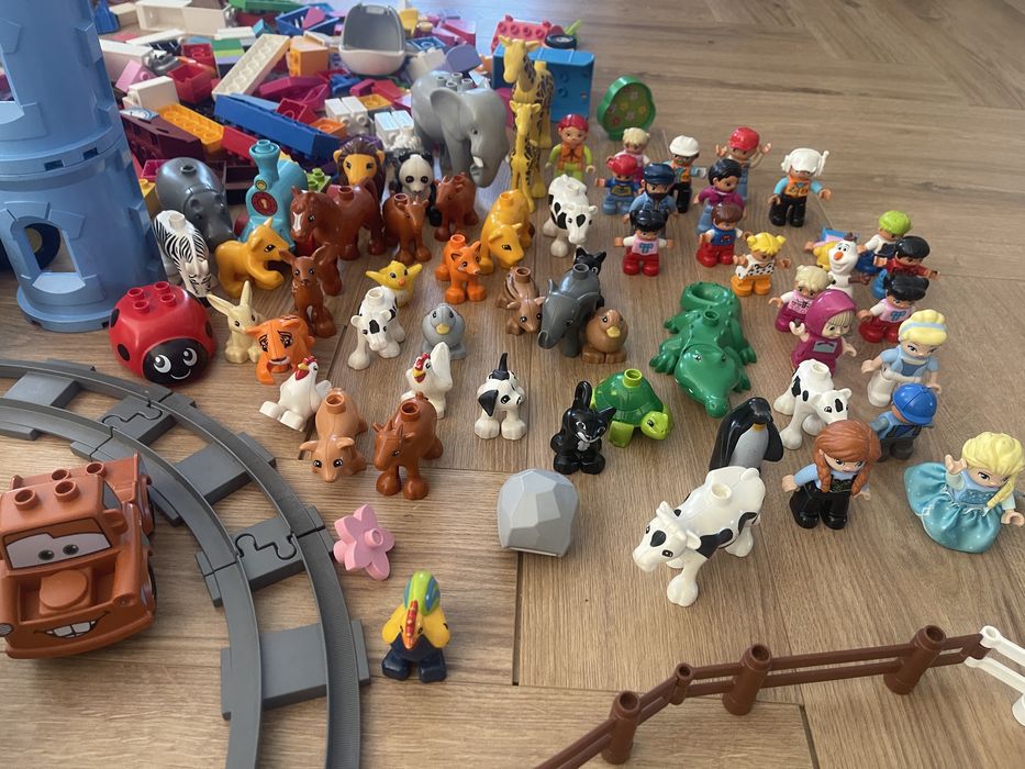 Ogromny zestaw klockow lego duplo