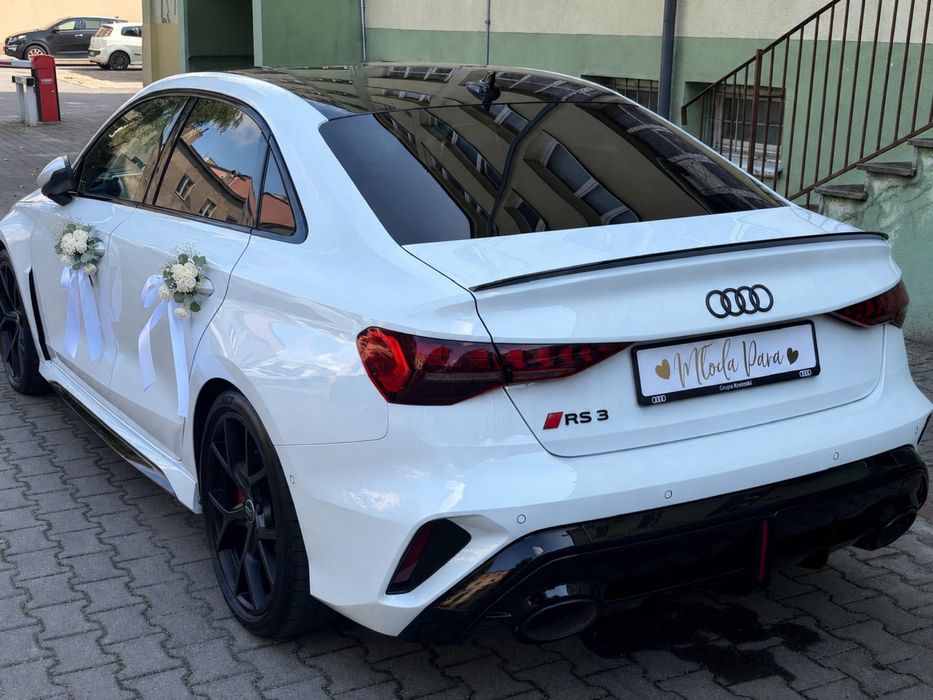 Audi RS3 auto do ślubu