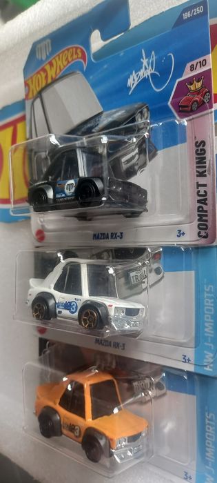 Conjunto 3 mazda RX-3 Hot Wheels