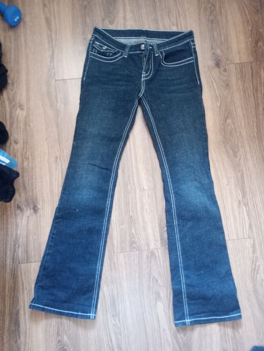 джинсы y2k flare женские