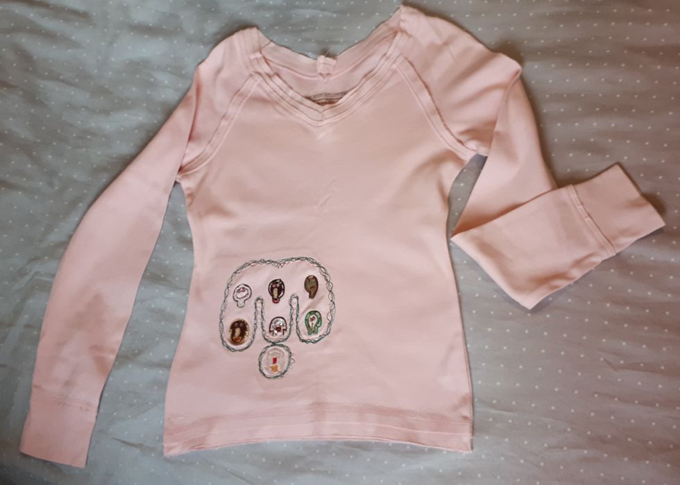 Bluzka haft koraliki 100% bawełna