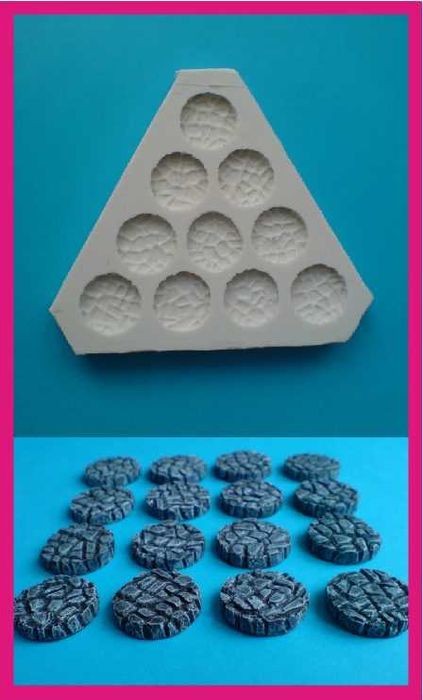 Forma Silikonowa- nakładki na postawki okrągłe 20 mm