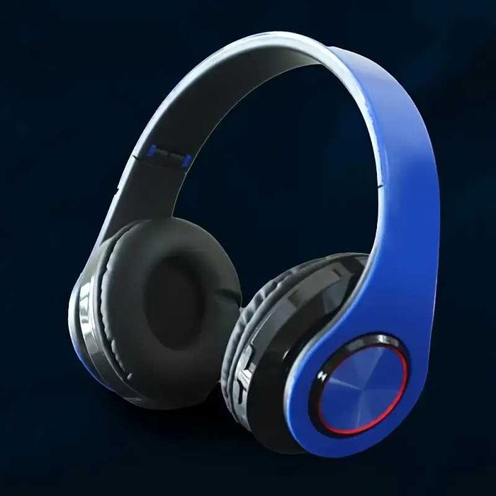 наушники новые беспроводные синие