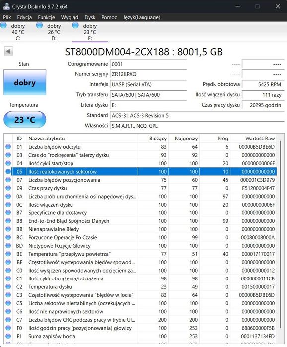 Dysk zewnętrzny USB SEAGATE Expansion 8TB HDD