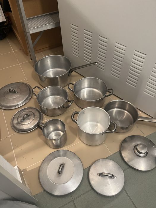 Conjunto de 7 panelas com tampas