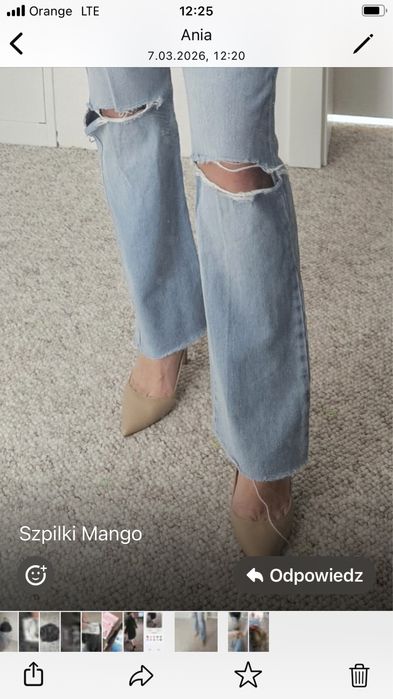 Szpilki Mango r.40/26,5