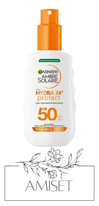 Garnier Ambre Solaire ochronny do opalania SPF50 z witaminą E 150ml
