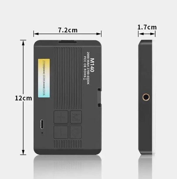 Портативный видеосвет 12х7 см Pocket Fill Light M140