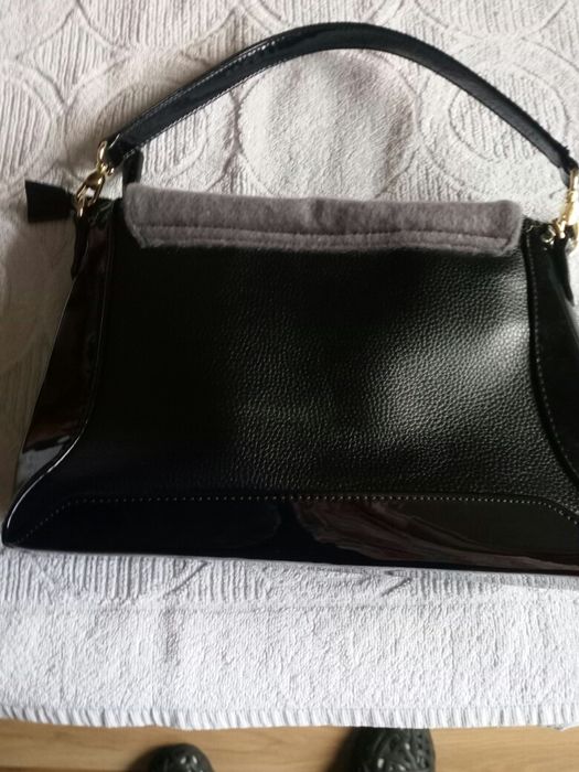 Czarno-szara torebka