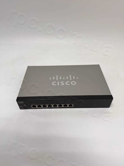 Комутатор 8-портів керований Cisco SF350-08, Cisco SF300-08 є багато