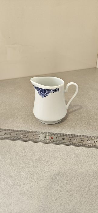 Serviço de Café Porcelana Azul e Branco 15 Peças - Novo na CaixaServiç
