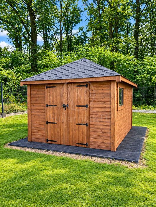 Domek narzędziowy 4x5 | DN1 4x5 m | Domek drewniany na każdy wymiar | StolarniaKD