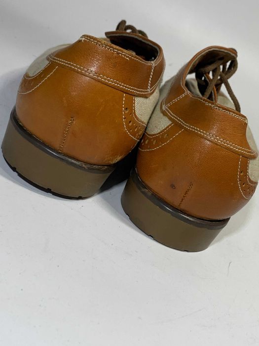 Чоловічі туфлі, броги оксфорді парусин р 43 (28 см.) Уцінка  нове