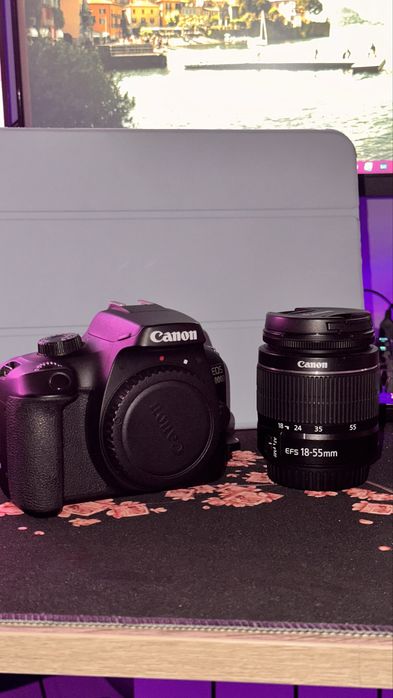 Canon 4000D + Lente 18-55mm