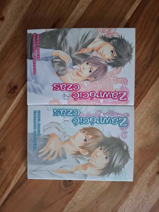 Zawrócić czas. Tom 1 i 2 Sakiya Haruhi Yamamoto Kotetsuko, Manga BL