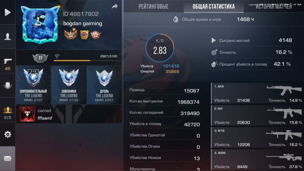 буст аккаунтів standoff 2