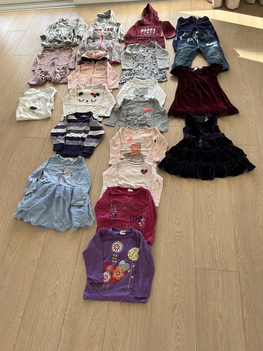 Paczka ubrań dla dziewczynki 92