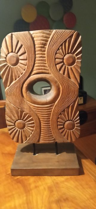 Estátua Maori - Nova Zelândia