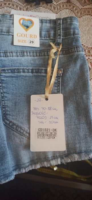 Spodenki jeansowe S M L