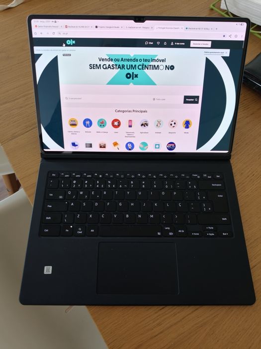 Samsung tab s10 ultra com capa teclado, fatura e garantia