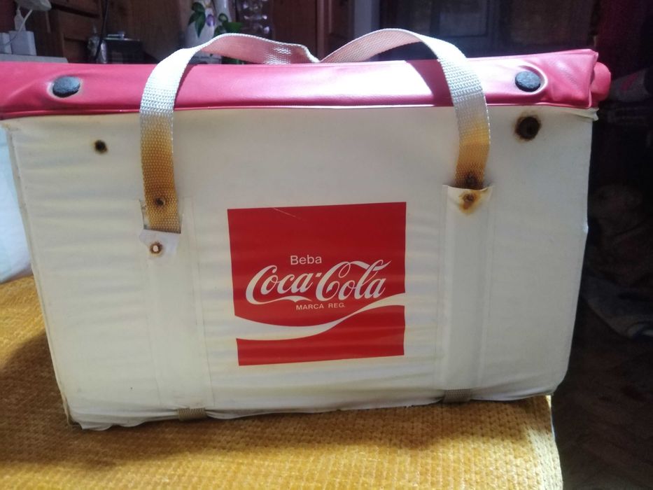 antiga mala Coca-Cola