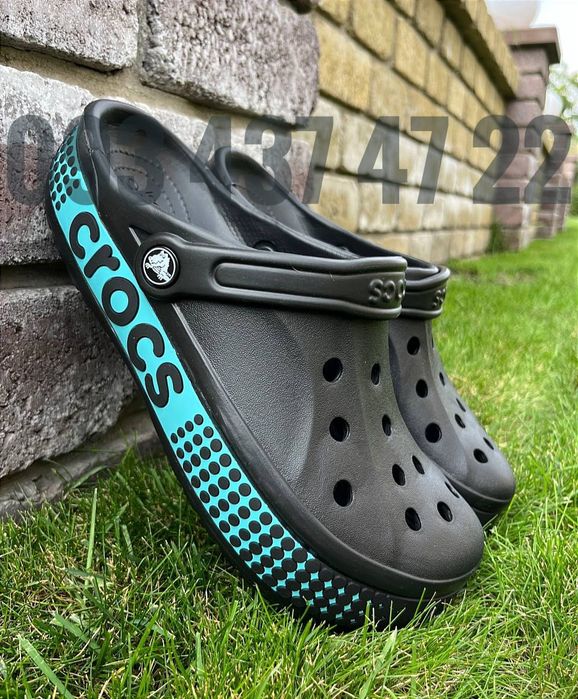 Крокси Сабо Crocs Bayaband Logo Motion Black/White Лідер ПродажівCrocs