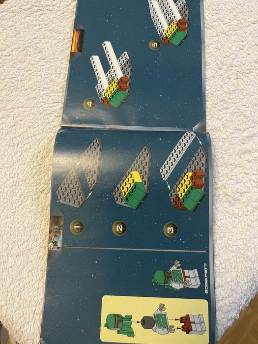 Zestaw Lego 7144 Slave 1 star wars + Instrukcja!