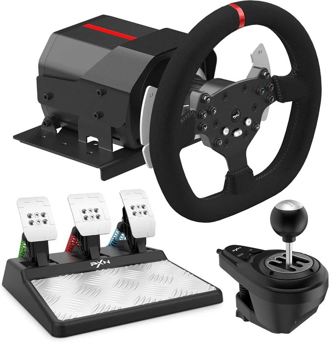 PXN V10 Kierownica Do Gier PC, PS4, Xbox, Switch Skrzynia Biegów