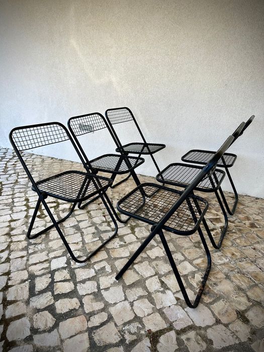 6 cadeiras dobráveis Talin Italy Vintage