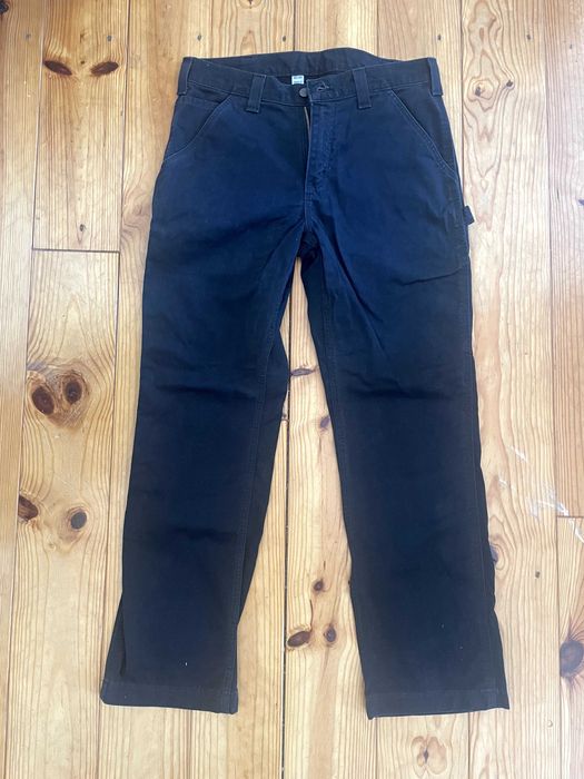 Carhartt Washed Twill calças de trabalho - W32 / L30 - Preta