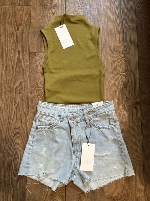 Шорти Zara джинсові топ Zara