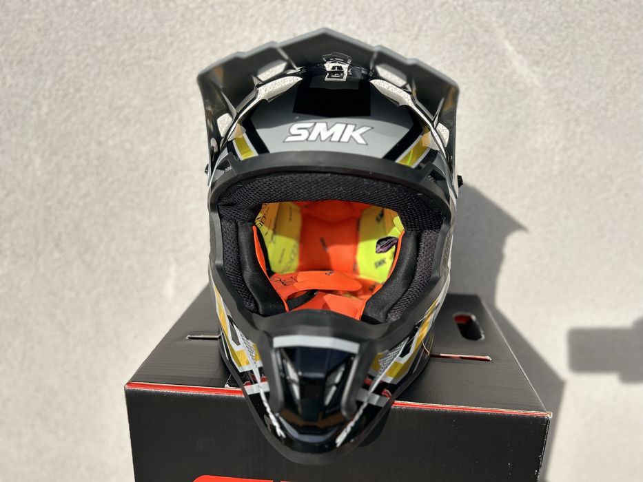 Kask motocyklowy cross HULAJNOGA quad SMK ALLTERRA rozmiar S 55cm